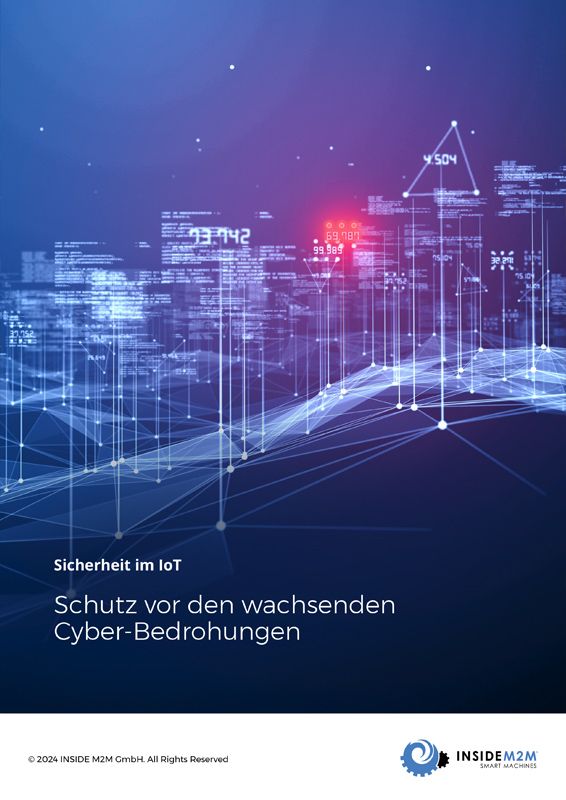 Titel des Flyers zu Cybersicherheit