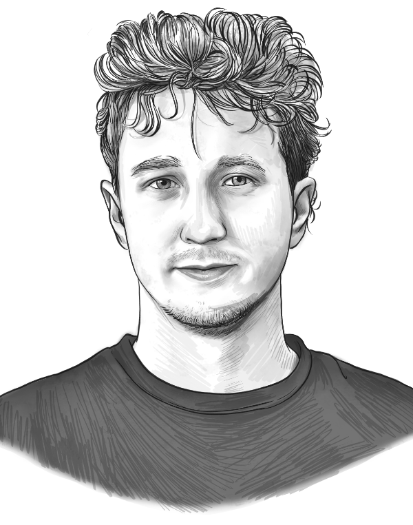 drawing ofMarc Meijer