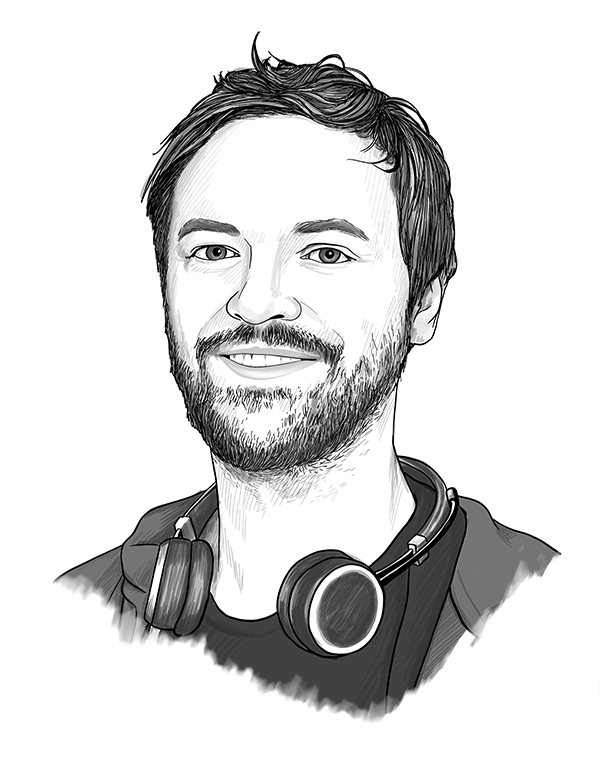 drawing of Thomas Tilch